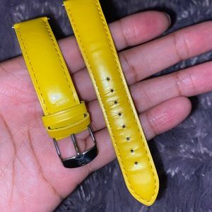 18mm Michele Patent Leather Strap